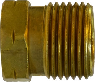 Midland Metal 34016 Hex Nuts, POL Fittings, Standard Pol Nut, Brass Fittings