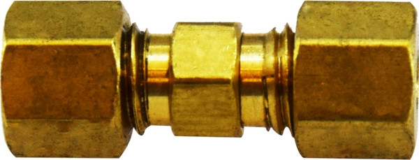 Midland Metal 25062 Split Sleeve Union, 1/8 in 1/8 in, Brass