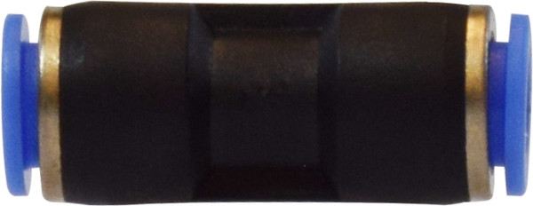 Midland Metal 20022C Union, 3/8 in Push-In x 1/4 in Push-In, Composite