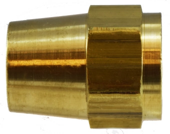 Midland Metal 38174 Nut, 3/4 in Tube OD, Brass