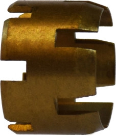 Midland Metal 38300 Air Brake Hose Sleeve, 3/8 in, Brass