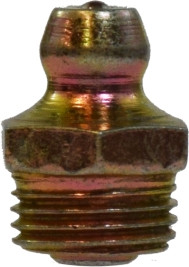 Midland Metal 36110SS Ball Check, 1/8-27 Thread, NPTF Thread, 0.437 in Hex, 303 Stainless Steel, 0.68 in OAL
