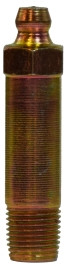 Midland Metal 36113 Ball Check, Straight Style, 1/8-27 Thread, NPTF Thread, 0.437 in Hex, Steel, 1-3/4 in OAL