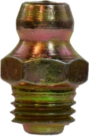 Midland Metal 36174 Ball Check, M8 x 1 mm Thread, Male Metric Thread, 9 mm Hex, Steel, 16 mm OAL