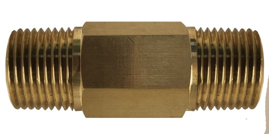 Midland Metal 46521 Marine Anti-Siphon Valve, 3/8 x 3/8 in Nominal, MIP x MIP, Brass Body