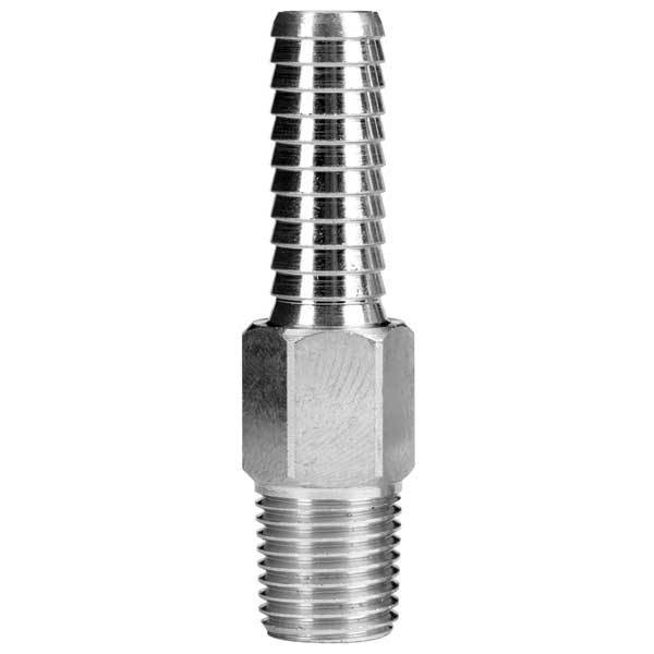 Anti Siphon Valve Barb x NPT 3/8 HB X 1/4 MIP ALUM ANTI-SIPHON VALVE - 46531A