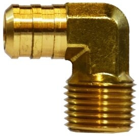 LF Barb 90 Elbow 1/4 X 3/8 HOSE BARB X MIP BS ELB LF - 32309LF
