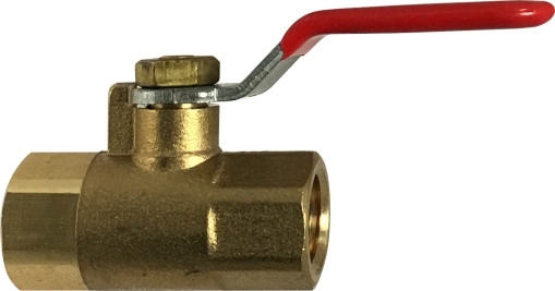 Midland Metal 944113 Mini Ball Valve, 1/8 in Nominal, FIP x FIP, 200 psi WOG Pressure, -20 to 250 deg F
