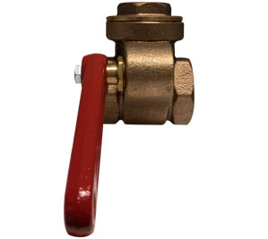Midland Metal 941133 Quick Opening Gate Valve, 1/2 in Nominal, Threaded, 200 psi WOG Pressure