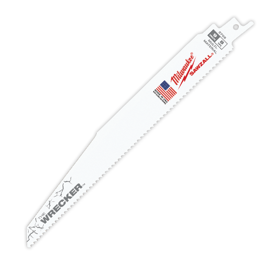 Milwaukee 48-01-7706 The Wrecker Multi-Material SAWZALL Blade 9 in. 7/11TPI