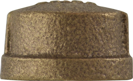 Midland Metal 44476 Cap, 1-1/4 in FPT, Bronze