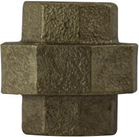 Midland Metal 44603LF Union, 1/2 in FPT x 1/2 in FPT, Bronze