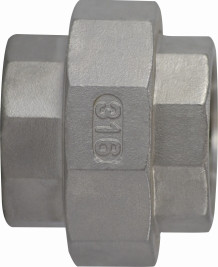 Midland Metal 62610 Union, 3 in FPT x 3 in FPT, Stainless Steel, 150 lb