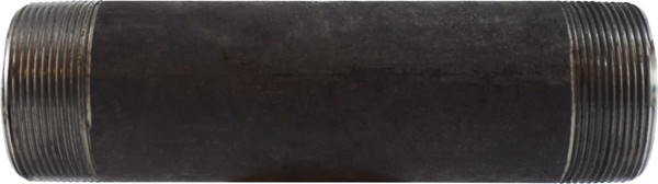 Midland Metal 59169SMLS Seamless Pipe Nipple, 2 in MPT x 2 in MPT, 7 in L, Steel, Black, SCH 80 Schedule, 300 lb