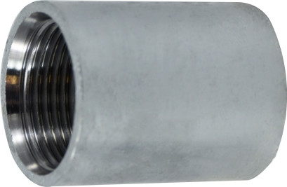 Midland Metal 64781 Merchant Coupling, 4 in FPT x 4 in FPT, Steel, Galvanized