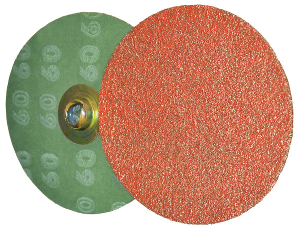 Alfa Tools QDA6024 1 1/2" x 24 Grit Aluminum Oxide Quick Change Resin Fibre Disc Type 'S'