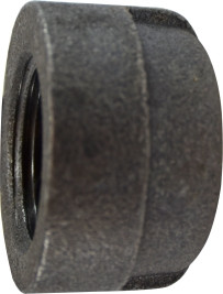 Midland Metal 69472 Cap, 3/8 in FPT, Iron, Black, 300 lb