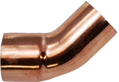 Midland Metal 77179 45-Degree Street Elbows, Copper Sweat Fittings, 1/2 Street 45 Ftg x C, Nipples and Fittings