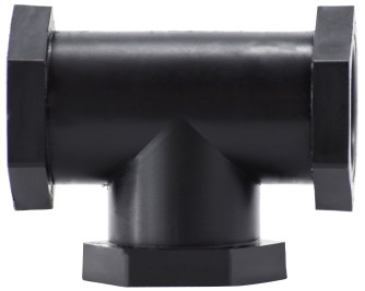 Midland Metal 28744P Tee, 3/4 in FPT x 3/4 in FPT x 3/4 in FPT, Polypropylene