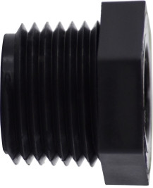 Midland Metal 28663P Reducer Hex Bushing, 1/2 in MPT x 1/4 in FPT, Polypropylene