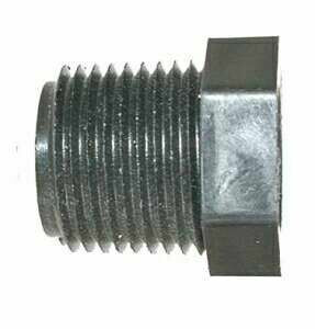 Midland Metal 28675P Reducer Hex Bushing, 1-1/4 in MPT x 1 in FPT, Polypropylene
