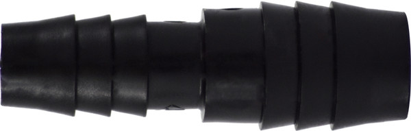 Midland Metal 33406B Reducer Splicer, 3/8 in Hose Barbed x 1/4 in Hose Barbed, Polyethylene