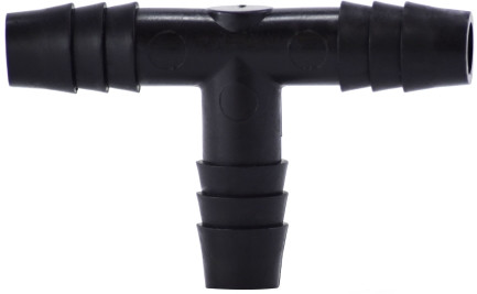 Midland Metal 33437B Tee, 3/4 in Hose Barbed x 3/4 in Hose Barbed x 3/4 in Hose Barbed, Polyethylene