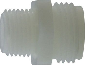 Midland Metal 31055 Garden Hose Adapter, 3/4 in MGH x 3/8 in MPT, Nylon