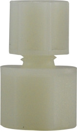 Midland Metal 17146N Female Connectors, Plastic Compression, 1/4 x 1/4 Compxfip Wht Nyln Adpt, Plastic Fittings