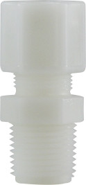 Midland Metal 17194N Male Connectors, Plastic Compression, 1/2 x 3/8 Compxmip Wht Nyln Adpt, Plastic Fittings