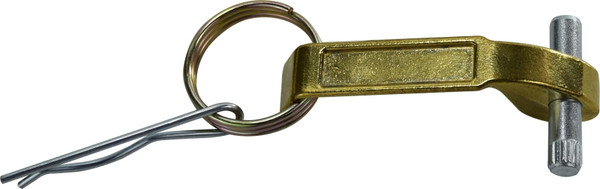 Midland Metal 61450 Handle Assembly, 1 in, Brass, For Use With: Cam and Groove Fitting