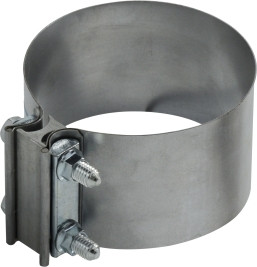 Midland Metal 845500 Butt Clamp, 5 in Nominal, Steel, 76 mm W, 0.7 mm Thick
