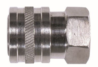 Midland Metal 86036SS Quick Disconnect Straight Through Coupler, 3/8 in, FPT