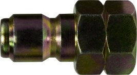 Midland Metal 86045 Pipe Plug, 1/4 in FPT, Steel