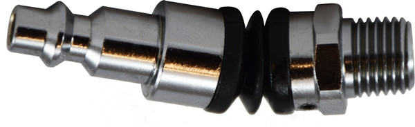 Midland Metal 320065 Industrial Interchange Plug, 1/4 in MIP, Steel