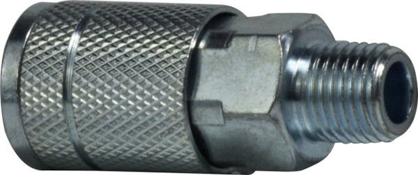 Midland Metal 28519S Automotive Interchange Coupler, 3/8 in MIP, Steel