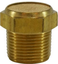 Midland Metal 300001 Breather Vent, 1/8 in Nominal, MPT, Brass