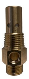 Midland Metal 87023 Compressor Tank Check Valve, 1/2 x 1/2 in Nominal, MPT x FPT, Brass Body, Import