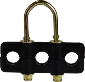 Midland Metal 39411 3-Hose Holder, 1/2 in, Plastic