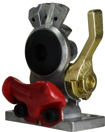Midland Metal 39531 Lever Style Gladhand, Gladhands, Emer. Gladhand W/ Flange Mount, Brass Fittings