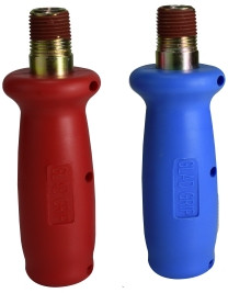 Midland Metal 39535 Gladhand Grips, Gladhands, 1/2 Male Plastic Glad Sure Grip, Brass Fittings