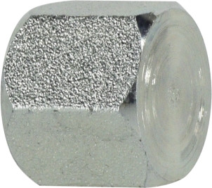 Midland Metal 0304C20 Cap Nut, 1-1/4 in Female JIC, Steel