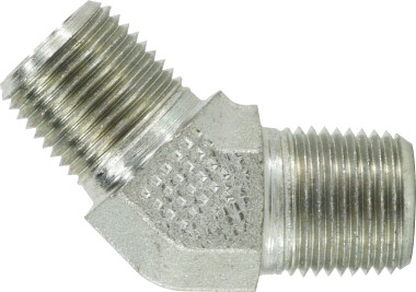 Midland Metal 550166 45 deg Elbow, 3/8 in MPT x 3/8 in MPT, Steel