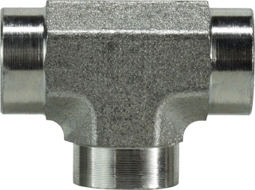 Midland Metal 560566 Tee, 3/8 in Female Pipe x 3/8 in Female Pipe x 3/8 in Female Pipe, Steel