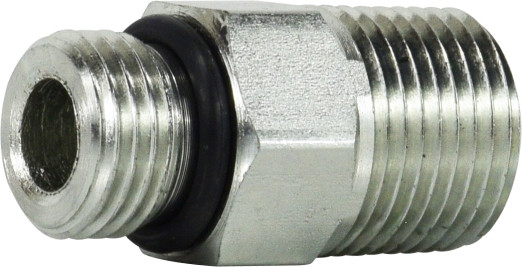 Midland Metal 64011616 Straight Adapter, 1-5/16 in Male ORB x 1 in MNPT, Steel