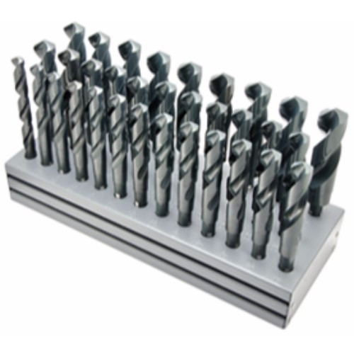 Alfa Tools SD50450 33pc HSS Silver & Deming Set In Steel Stand