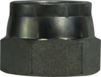 Midland Metal FSO2406126 Connector, 1-3/16 in Female ORFS x 11/16 in Male ORFS, Steel