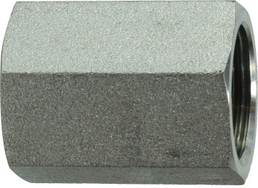 Midland Metal 742516 Coupling, 1 in BSPP x 1 in BSPP, Steel