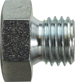 Midland Metal 8555P18 Hex Head Plug, M18 MPT, Steel