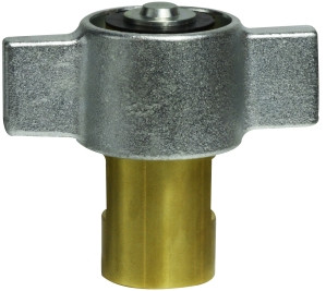 Midland Metal 61152 Quick Disconnect Wingnut Coupler, 3/4 in FNPT x 3/4 in FNPT, Brass